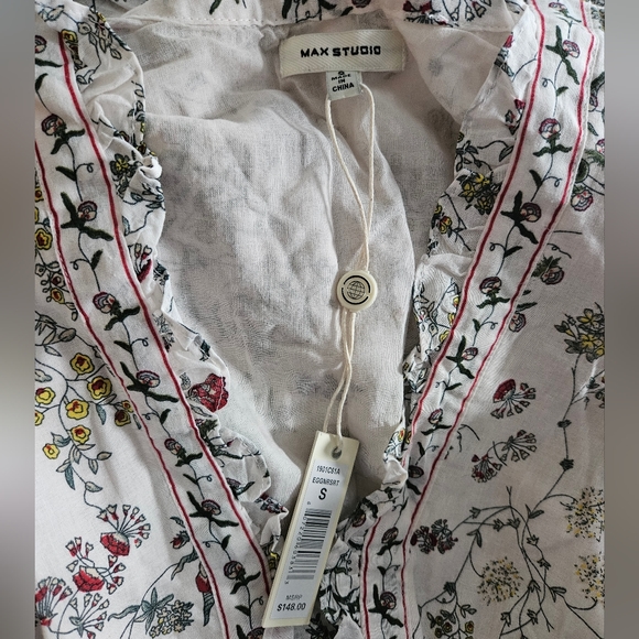 Max Studio Floral Sleeveless Maxi Dress NWT - Picture 4 of 4